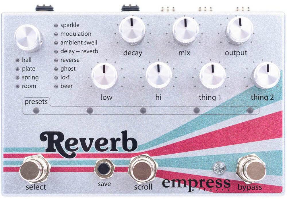 Empress Effects Reverb Pedal (Silver)
