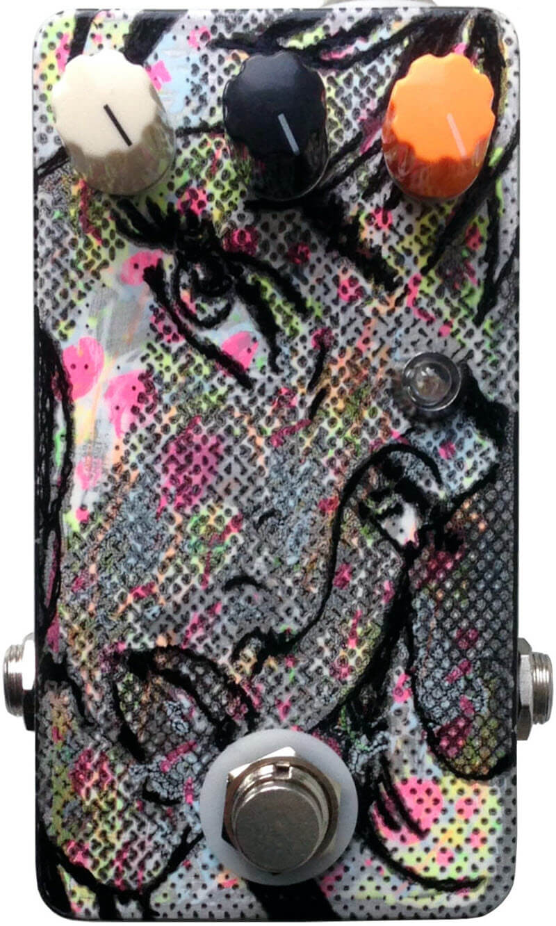 Made By Mystery Alpha Dream Machine Reverb Pedal (Silver/Pink)