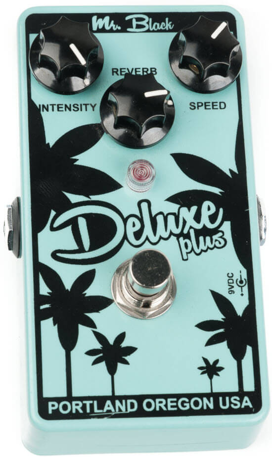 Mr. Black Deluxe Plus Reverb Pedal (Surf Green)