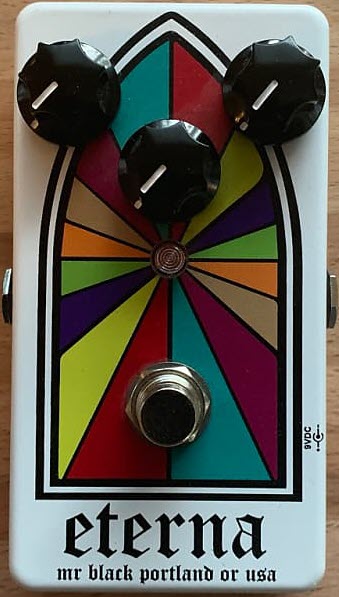 Mr. Black Eterna Reverb Pedal (Cathedral Stained Glass Limited Edition)